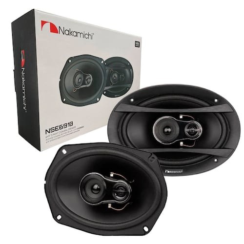 SET DE BOCINAS 6X9" NAKAMICHI NSE6918 3 VIAS 260W MAX