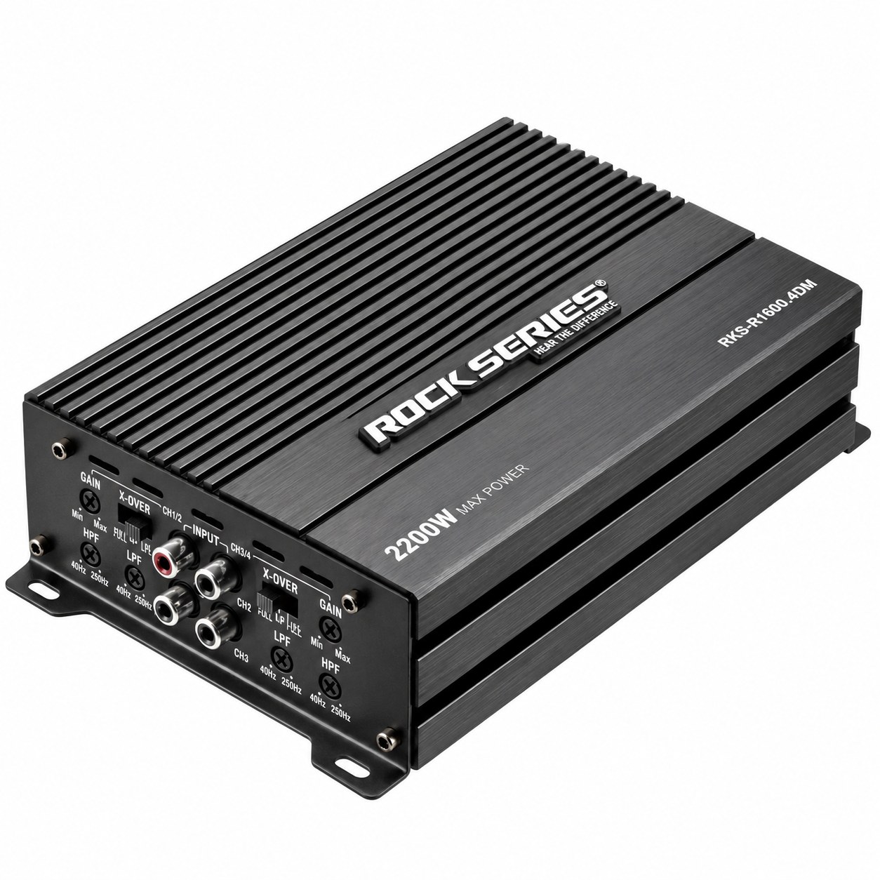 RKS-R1000.4DM - ROCK SERIES AMPLIFICADOR 4CH CLASE D 2200W