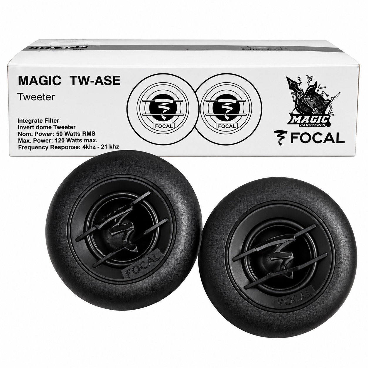 SET DE 2 TWEETER DOMO FOCAL TW-ASE 120W MAX