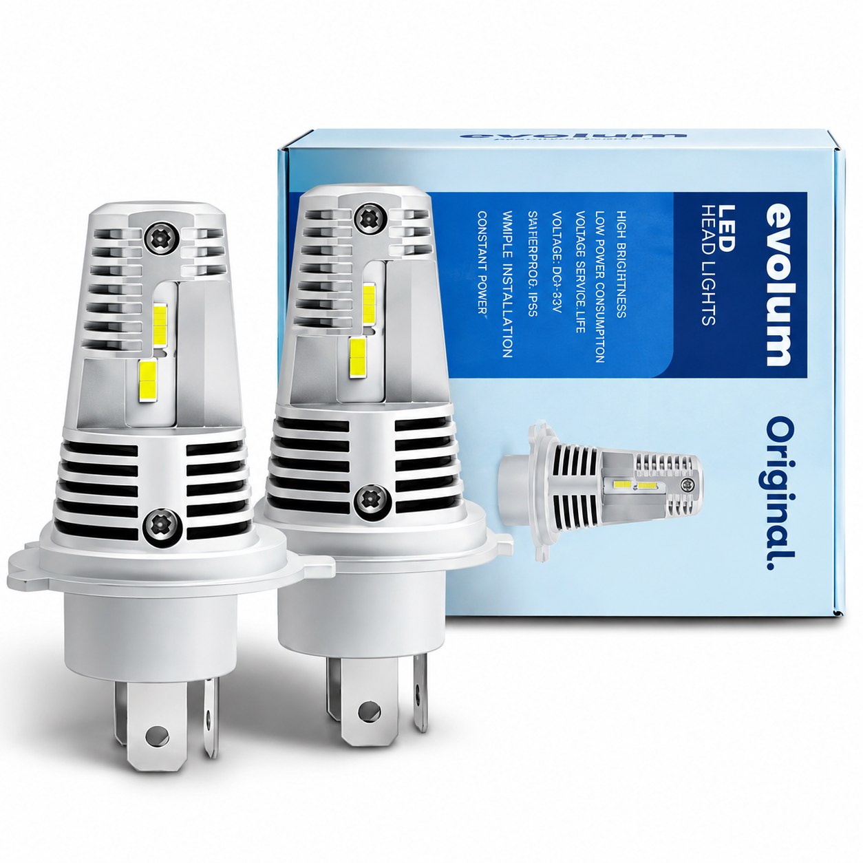 X9H4 - EVOLUM LED H4 ORIGINAL 14500 LM 6500K CHIP CSP CANBUS