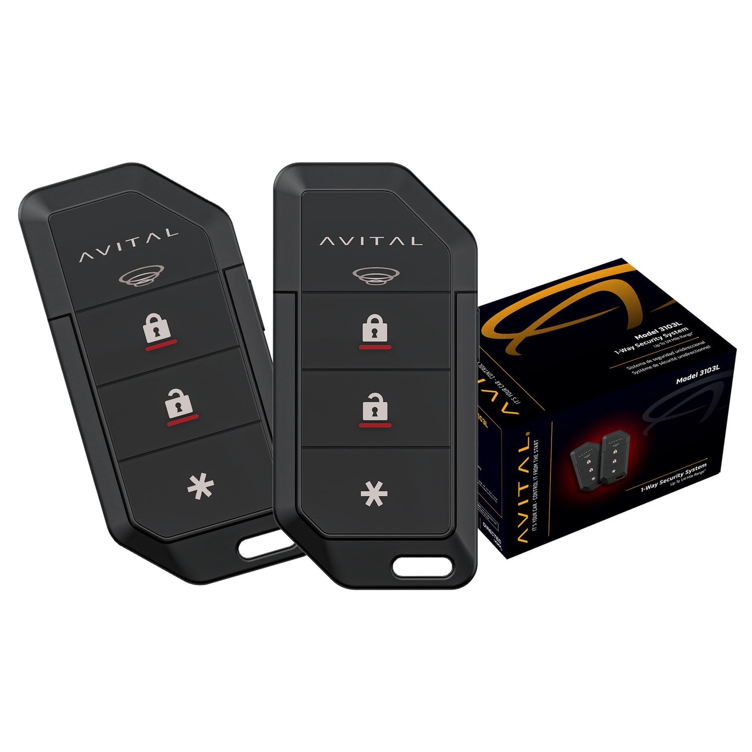 AUTO ALARMA AVITAL 3103L SISTEMA DE SEGURIDAD DE 1 VIA